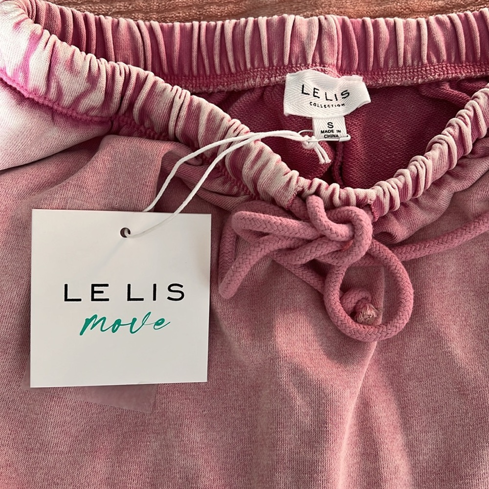 Le Lis Pink Acid Wash Drawstring Cotton Skirt in Pink - Picture 2 of 4